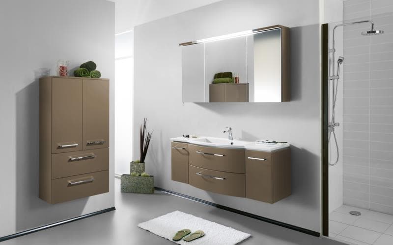 Saturn Gloss Cappucino Bathroom